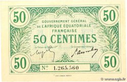 50 Centimes type 1917 AFRIQUE ÉQUATORIALE FRANÇAISE  1920 A.101b