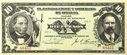 10 Pesos MEXICO San Blas 1915 PS.1045b SC+