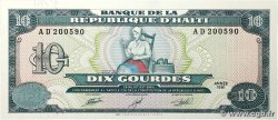 10 Gourdes HAITI  1991 P.256a UNC