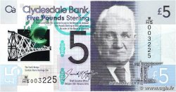 5 Pounds SCOTLAND  2016 P.229O FDC