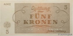 5 Kronen ISRAEL Terezin / Theresienstadt 1943 WW II.703 fST+