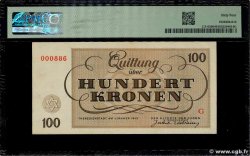 100 Kronen ISRAËL Terezin / Theresienstadt 1943 WW II.707 NEUF