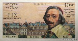 10 Nouveaux Francs RICHELIEU FRANCE  1960 F.57.08 SPL+