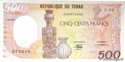 500 Francs type 1985 TSCHAD  1987 A.285c fST+