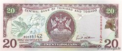 20 Dollars TRINIDAD UND TOBAGO  2002 P.44b ST