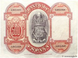 500 Pesetas SPAIN  1927 P.073c VF+