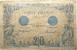 20 Francs BLEU FRANCIA  1913 F.10.03