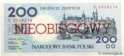 200 Zlotych POLOGNE  1990 P.171a NEUF