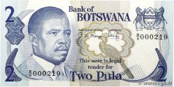 2 Pula Petit numéro BOTSWANA  1982 P.07b fST+