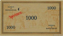 1000 Francs Spécimen MADAGASCAR  1941 P.043s TTB+