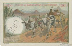 1000 Francs Spécimen MADAGASCAR  1950 P.048as SPL+