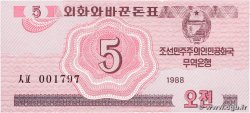 5 Chon NORTH KOREA  1988 P.32 UNC