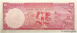 10 Piastres INDOCHINE FRANÇAISE  1947 P.080 SUP+