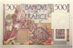 500 Francs CHATEAUBRIAND FRANCE  1945 F.34.03 AU-