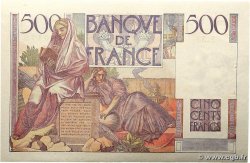 500 Francs CHATEAUBRIAND FRANCE  1945 F.34.03 AU-