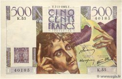 500 Francs CHATEAUBRIAND FRANCIA  1945 F.34.03 SC