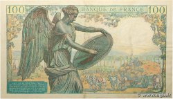 100 Francs DESCARTES FRANCE  1942 F.27.01 VF+