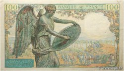 100 Francs DESCARTES FRANCE  1942 F.27.01 VF-
