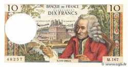 10 Francs VOLTAIRE FRANCE  1965 F.62.15 SUP