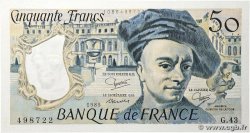 50 Francs QUENTIN DE LA TOUR FRANCE  1985 F.67.11 UNC