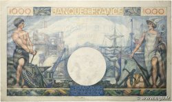 1000 Francs COMMERCE ET INDUSTRIE FRANCE  1944 F.39.05 AU