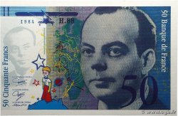 50 Francs SAINT-EXUPÉRY Épreuve FRANCE  1984 NE.1989