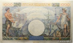 1000 Francs COMMERCE ET INDUSTRIE FRANCIA  1944 F.39.09 SC