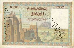 1000 Francs Spécimen MAROCCO  1956 P.47s BB