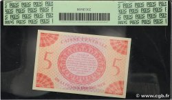 5 Francs Marianne CCFOM AFRIQUE ÉQUATORIALE FRANÇAISE  1944 A.124b UNC