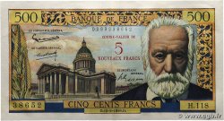 5 NF sur 500 Francs Victor HUGO FRANCE  1959 F.52.02 SUP+