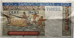 100 Francs TUNISIA  1948 P.24 BB