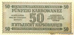 50 Karbowanez UKRAINE  1942 P.054 TTB