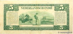 5 Gulden NETHERLANDS INDIES  1943 P.113a VF-