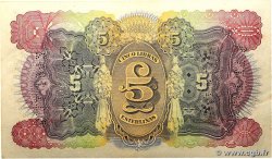 5 Libras MOZAMBIQUE Beira 1934 P.R32 AU