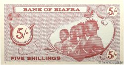 5 Shillings BIAFRA  1967 P.01 UNC