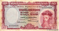 30 Escudos INDE PORTUGAISE  1959 P.41 TB