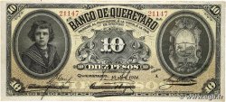 10 Pesos MEXICO Queretaro 1914 PS.0391b q.BB