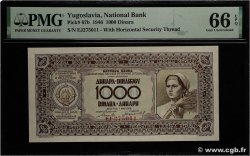 1000 Dinara YOUGOSLAVIE  1946 P.067b NEUF