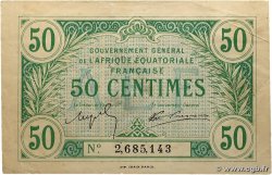 50 Centimes type 1917 AFRIQUE ÉQUATORIALE FRANÇAISE  1923 A.101d