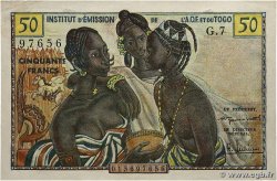 50 Francs AFRIQUE OCCIDENTALE FRANÇAISE (1895-1958)  1956 P.45