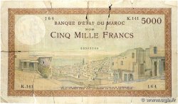 5000 Francs MAROKKO  1949 P.23c