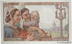 20 Francs PÊCHEUR FRANCIA  1943 F.13.05 AU