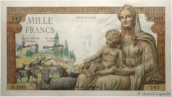 1000 Francs DÉESSE DÉMÉTER FRANCE  1942 F.40.14 NEUF