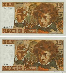 10 Francs BERLIOZ Fauté FRANCIA  1974 F.63U.05 q.AU