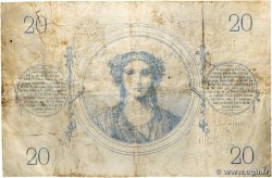 20 Francs type 1871 - Bleu FRANCIA  1871 F.A46.02 BC+