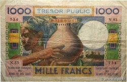 1000 Francs AFARS ET ISSAS  1974 P.32