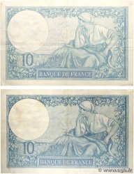 10 Francs MINERVE Lot FRANCE  1931 F.06.15 VF-