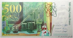 500 Francs PIERRE ET MARIE CURIE FRANCE  1994 F.76.01 UNC
