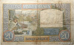20 Francs TRAVAIL ET SCIENCE FRANCE  1941 F.12.16 F+