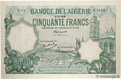 50 Francs ALGÉRIE  1936 P.080a
